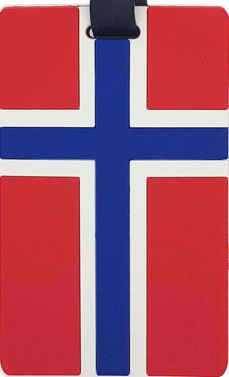Name tag - Norsk flagg