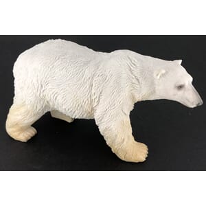 Polyresin - Isbjørn gående stor