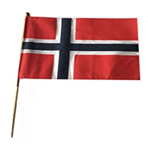 Flagg hånd - Norsk flagg