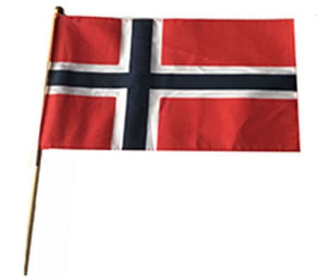 Flagg hånd - Norsk flagg