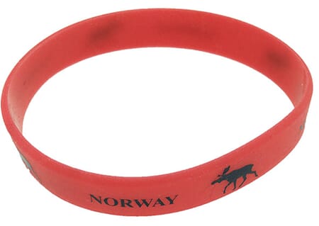 Armbånd - Norge rød