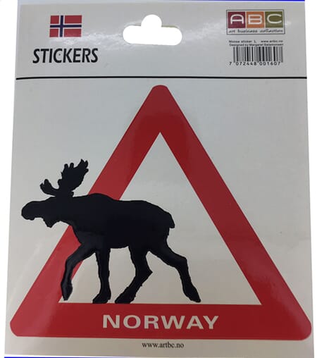 Stickers - Elg ut av skilt M