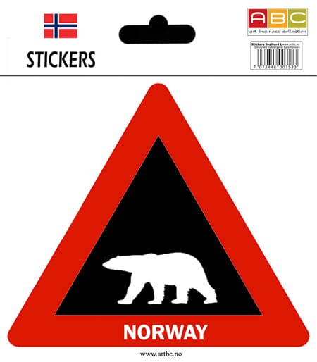 Stickers - Isbjørn Norge m