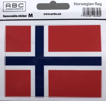 Stickers - Flagg Norge Medium