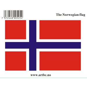 Stickers - Flagg Norge liten