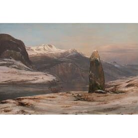 Nasjonalmuseet 24 Vinter ved Sognefjorden