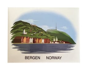 Magnet foto - Bergen perspektiv