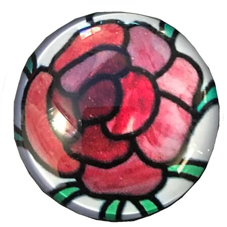 Magnet glass  - Troldhaugen Nina`s rose