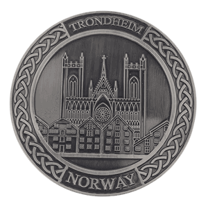 Metallmagnet Nidaros / Bryggerekka