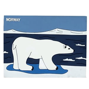 PVC magnet - Isbjørn Norway