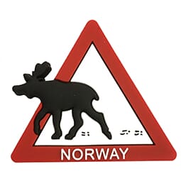 PVC Magnet - Elg ut av skilt
