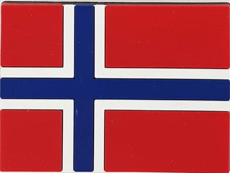 PVC magnet - Flagg Norwegian