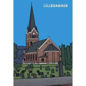 PVC magnet  - Lillehammer kirke