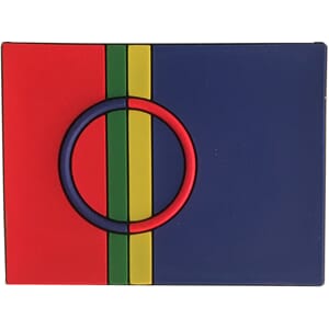 PVC magnet - Flagg Samisk