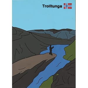 PVC magnet - Trolltunga