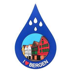 PVC magnet - Regndråpe
