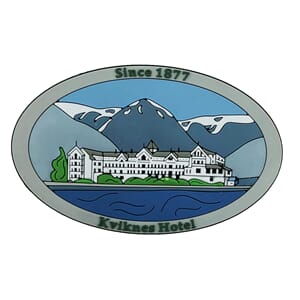 PVC magnet - Kviknes Hotel - spesialdesignet for kunde