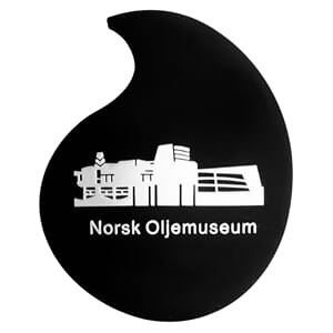 PVC magnet - Oljemuseet dråpe