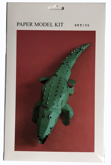 Puzzle 3D Krokodille