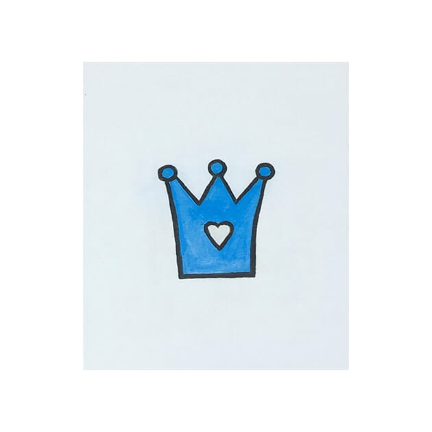 0804012313 Kort Prinsessekrone blå.jpg