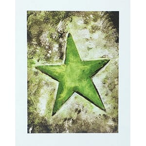 Kort - Stjerne grønn
