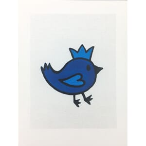 Kort - Kongefugl blå