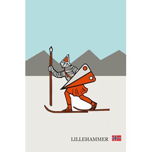 Prospektkort - Birkebeiner Lillehammer - for kunde