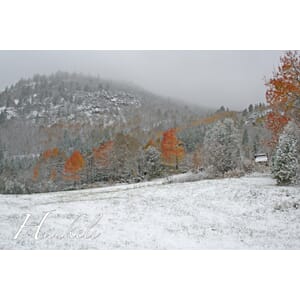 Prospektkort - Haukeli nr 3, Vinter - for kunde
