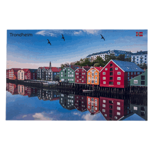 Prospektkort - Brygga Trondheim