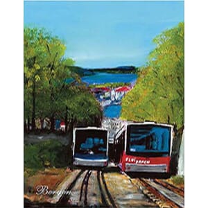 Prospektkort Fløibanen