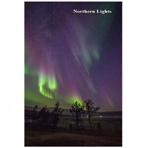 Prospektkort - Northern light