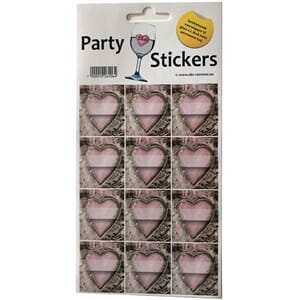 Stickers - Hjerter rosa