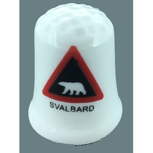 Fingerbøl - Isbjørn Svalbard - spesialdesign for kunde