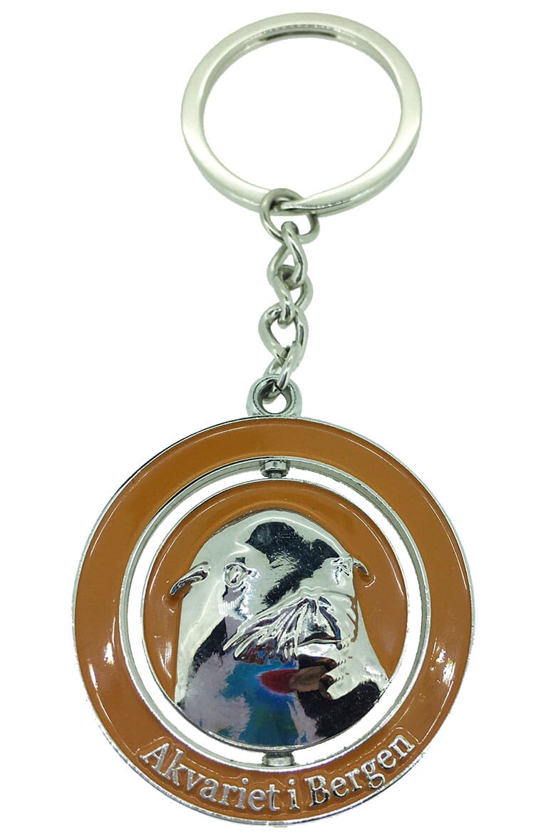 Nøkkelring metall vippe