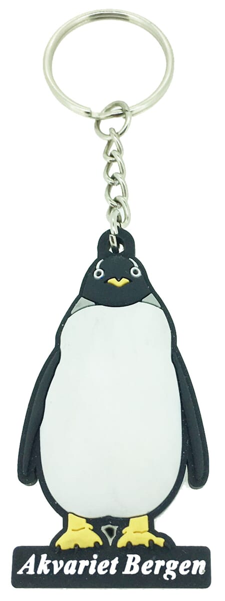 Nøkkelring PVC - Pingvin Akvariet - spesialdesign kunde