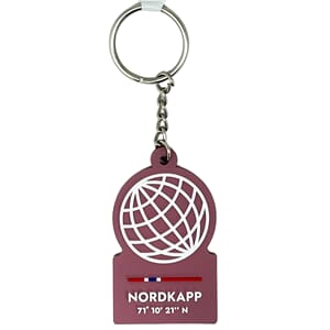Nøkkelring PVC -  Globen rød