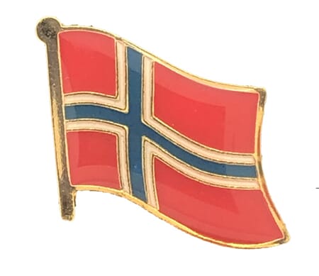 Pins - Norsk flagg