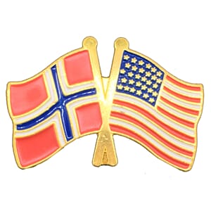 Pins - Norge - USA