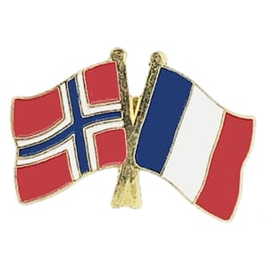 Pins - Norge - Frankrike
