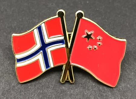 Pins - Norge og Kina