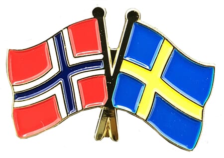 Pins - Norge og Sverige