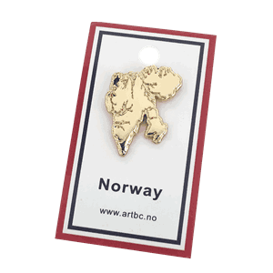 Pins - Svalbard kart gull