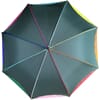 Paraply Regnbue grønn 6 farg