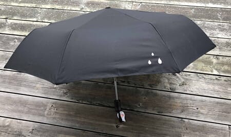 Paraply - mini med regndråper