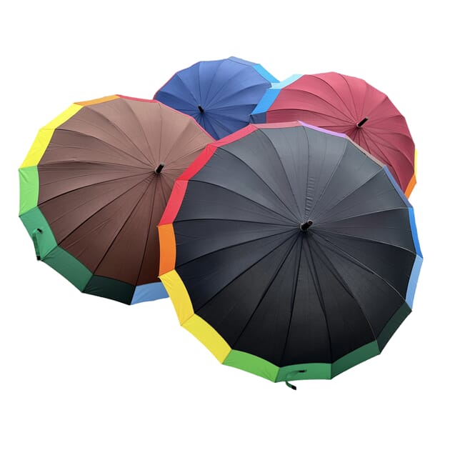 Paraply regnbue stor 4 farger.jpeg