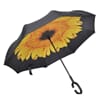 Paraply Opp- ned nr 7 (gul blomst)