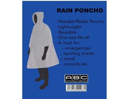 Poncho regn - Tynn