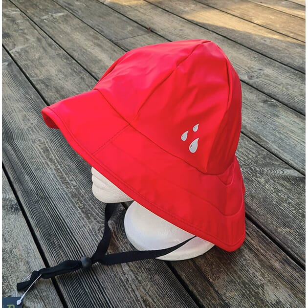 0602004905 Sydvest regndråper RØD kopi_1.jpg