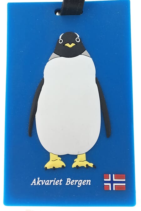 Nametag - Pingvin Akvariet - spesialdesign for kunde