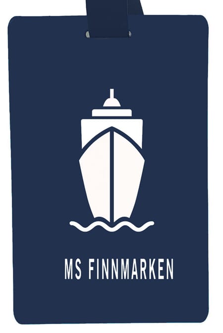 Name tag- MS Finnmarken blå